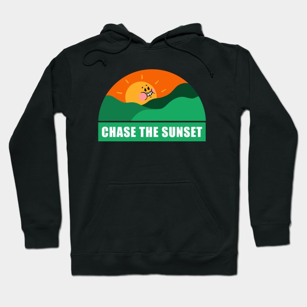 Chase The Sunset Hoodie by Artthree Studio